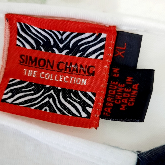 NWOT Simon Chang Monochrome Artistic Tunic - Picture 5 of 14
